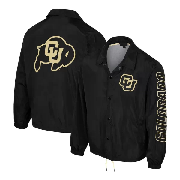 Colorado Buffaloes Black Coaches Jacket