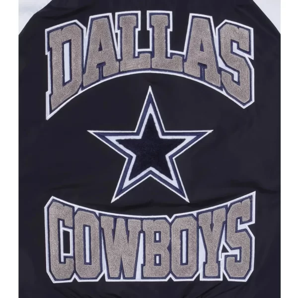 Dallas Cowboys Navy & White Throwback Jacket