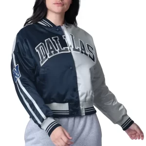 Dallas Cowboys Zone Blitz Navy & Silver Jacket