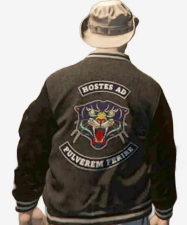 GTA 6 Panther Letterman Black Jacket