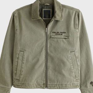 Gain Abercrombie Palm Tree Crew Cropped Workwear Jacket