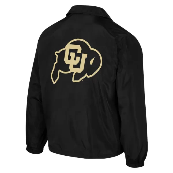 Game Day Colorado Buffaloes Coaches Full-Snap Black Jacket