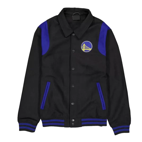 Get Golden State Warriors Sport Night Teddy Varsity Jacket