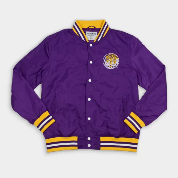 Get LSU Tigers Retro Bomber Jacket