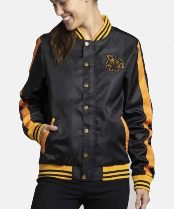 Get Pokemon Charizard Satin Jacket