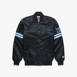 HOMAGE X Starter Panthers Black Satin Jackets