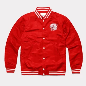 Houston Cougars Red Satin Jacket