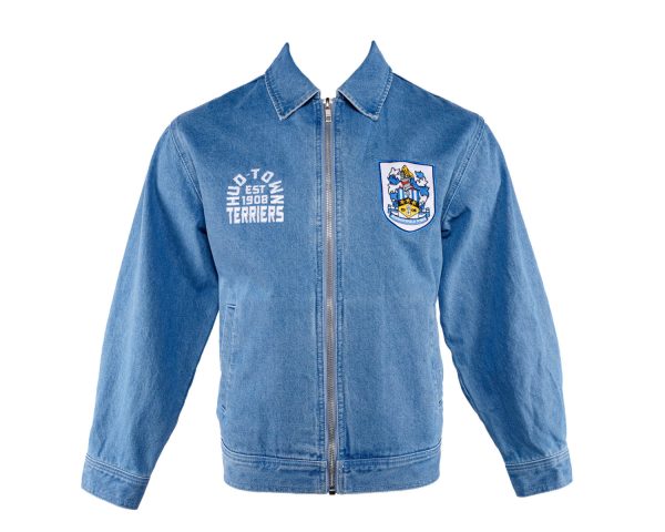 Huddersfield Town Unisex Blue Denim Jacket