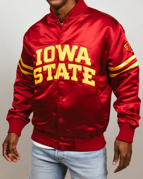 Iowa State Cyclones Bomber Satin Jacket