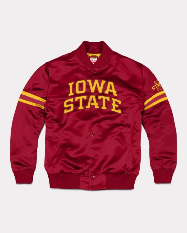 Iowa State Cyclones Satin Bomber Jacket