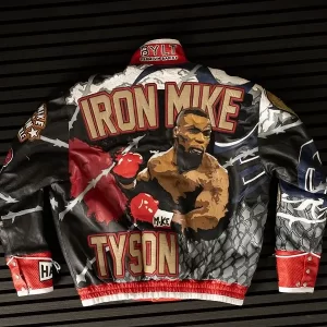 Iron Mike Tyson Jacket Custom Leather Made By Jeff Hamilton