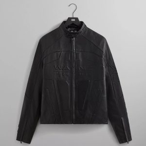 Kith x Batman Wayne Industries Leather Jacket