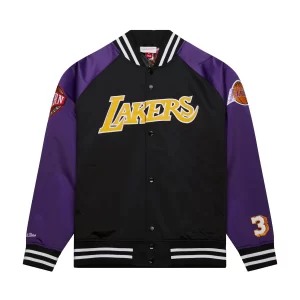 Lakers Lightweight Satin Magic Johnson Jacket