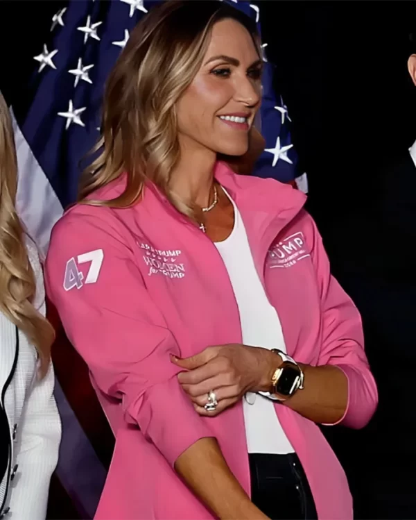 Lara Trump Pink Cotton Jacket