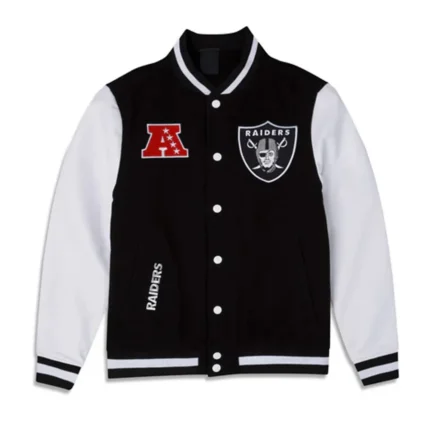 Las Vegas Raiders 3rd Down Wool Varsity Jacket