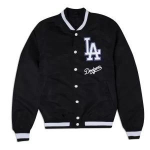 Los Angeles Dodgers Logo Select Black Nylon Jacket