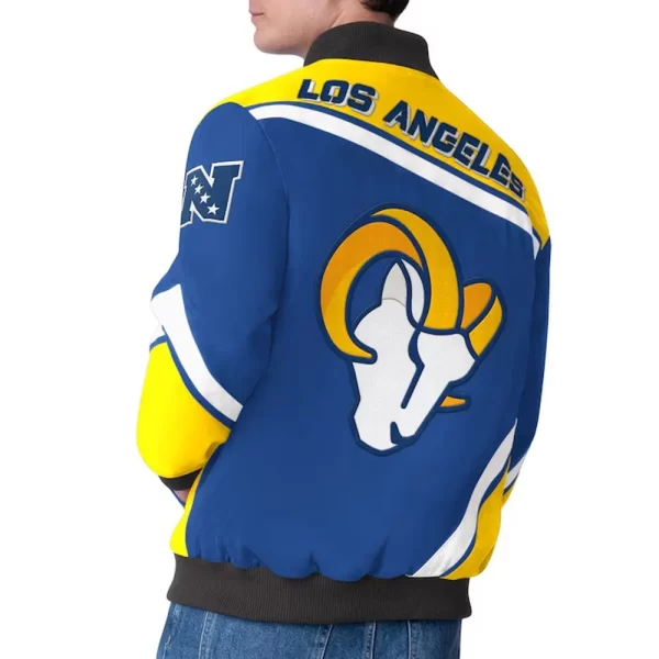 Los Angeles Rams Maximum Racing Full-Snap Jacket