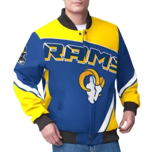 Los Angeles Rams Maximum Racing Royal Blue Jacket