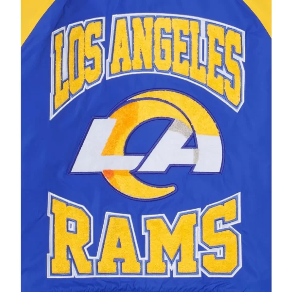 Los Angeles Rams Royal & Yellow Throwback Jacket