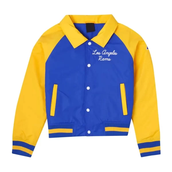 Los Angeles Rams Royal and Yellow Throwback Jacket