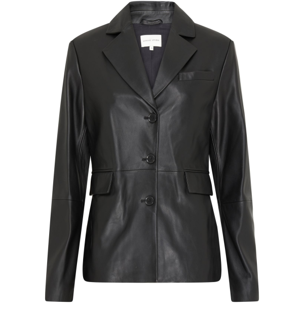 Loulou Studio Aldo Black Leather Jacket