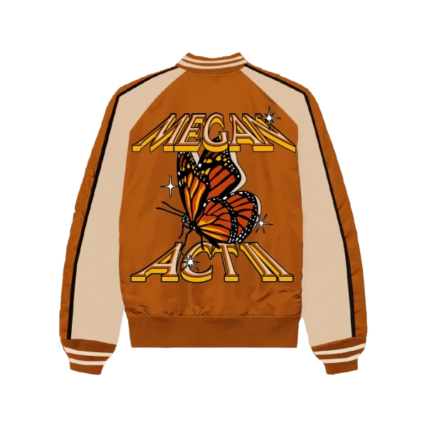 Megan Act Ii Monarch Silk Bomber Jacket