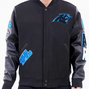 NFL CAROLINA PANTHERS CLASSIC WOOL MEN'S VARSITY JACKET