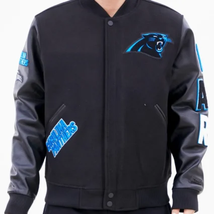 NFL CAROLINA PANTHERS CLASSIC WOOL MEN'S VARSITY JACKET