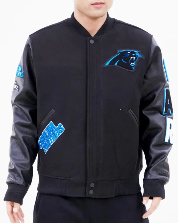 NFL CAROLINA PANTHERS CLASSIC WOOL MEN'S VARSITY JACKET