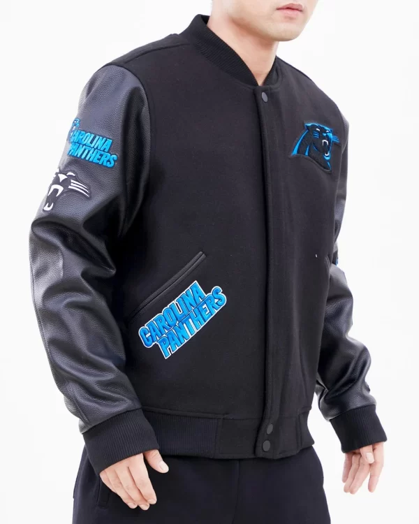 NFL CAROLINA PANTHERS CLASSIC WOOL VARSITY JACKET