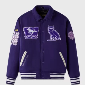 OVO x Western Campus Wool Varsity Jacket