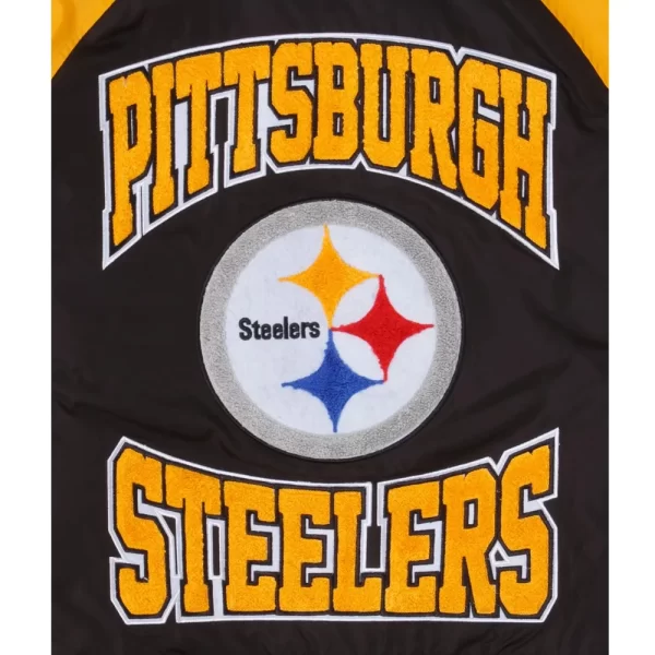 Pittsburgh Steelers Black and Gold Throwback Jacket