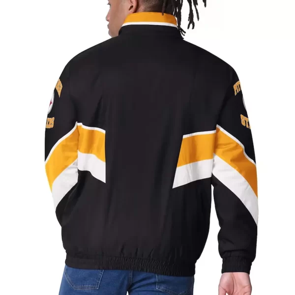 Pittsburgh Steelers Captain Varsity Full-Zip Satin Jacket