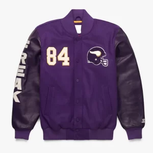 Randy Moss Goat Wool Varsity Jacket