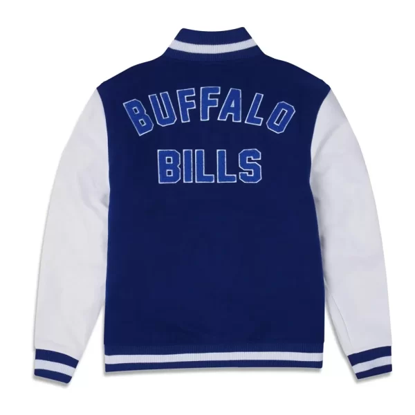 Royal & White Buffalo Bills 3rd Down Varsity Full-Snap Wool Jacket