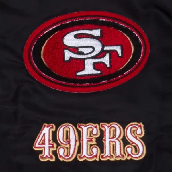 San Francisco 49ers Logo Select Black Jacket