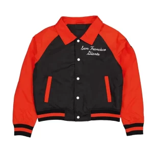 San Francisco Giants Black and Red Throwback Jacket