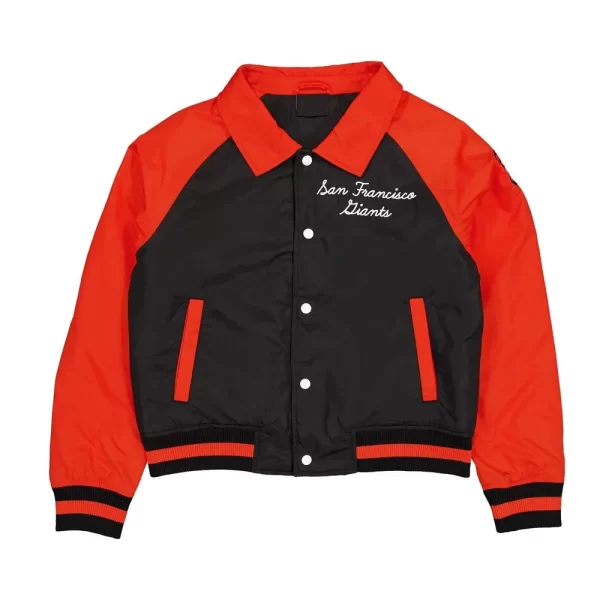 San Francisco Giants Black and Red Throwback Jacket