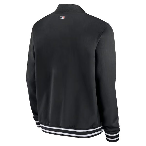 San Francisco Giants Nike Black Authentic Collection Bomber Jacket