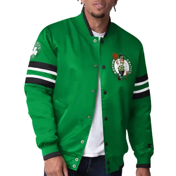 Scout I Boston Celtics Satin Jacket