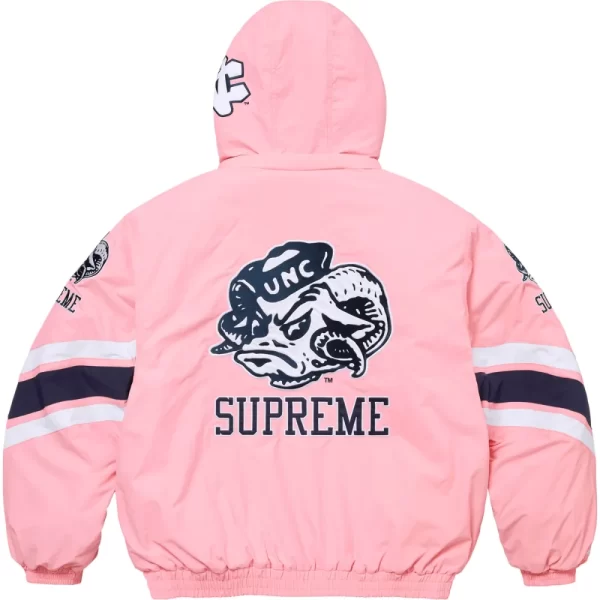 Supreme x M&N UNC Stadium Hooded Jacket