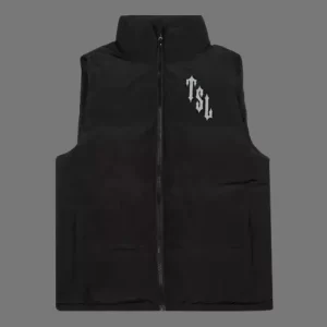 TRAPSTAR LONDON SHOOTERS REFLECTIVE GILET BLACK JACKET