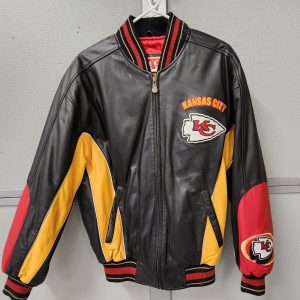 Taylor Swift Kansas City Chiefs G-III Sports by Carl Banks Full-Zip Varsity Leather Jacket