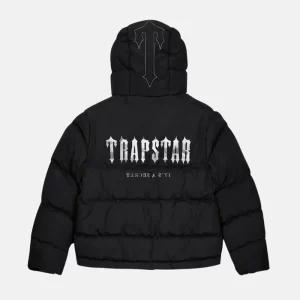 Trapstar Decoded Hooded Puffer 2.0 Black Jacket