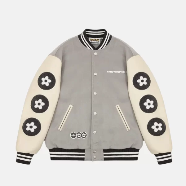 Vandy x Pokémon Pikachu Grey & White Jacket