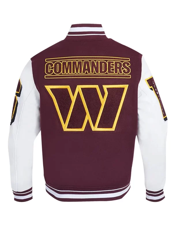 Washington Commanders Wool Varsity Jacket