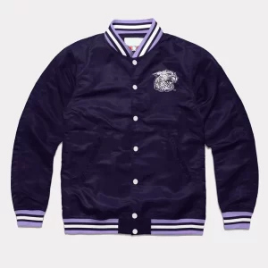 Willie Wildcat Kansas State Purple Satin Jacket