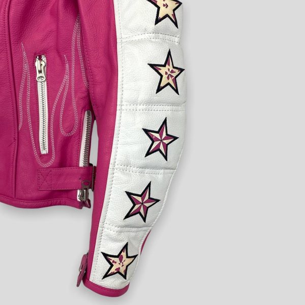 Women's Pink & White Jackets