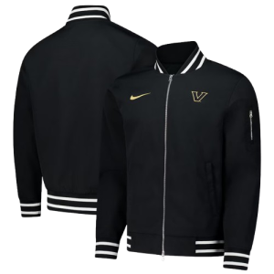 Men's Nike Black Vanderbilt Commodores Bomber Jacket