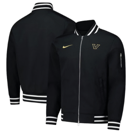 Men's Nike Black Vanderbilt Commodores Bomber Jacket